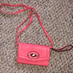 Coral Convertible Crossbody Purse